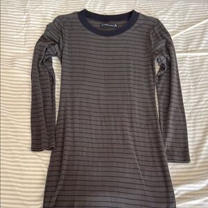 Abercrombie & Fitch Olive Striped Dress